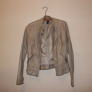 Faux Leather Moto Jacket